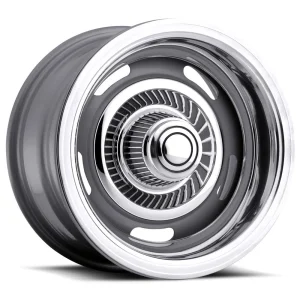 Vision Wheel American Muscle – 55 RALLY – Silver – 15″x10″ -32mm – All weather Wheels – 55-5104